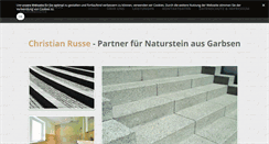 Desktop Screenshot of naturstein-russe.de